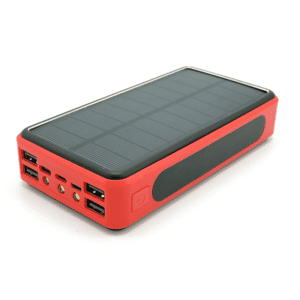 Batterie externe grande capacité avec chargeur solaire Chargeur solaire randonnée Accessoire randonnée