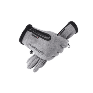 Gants tactiles gris