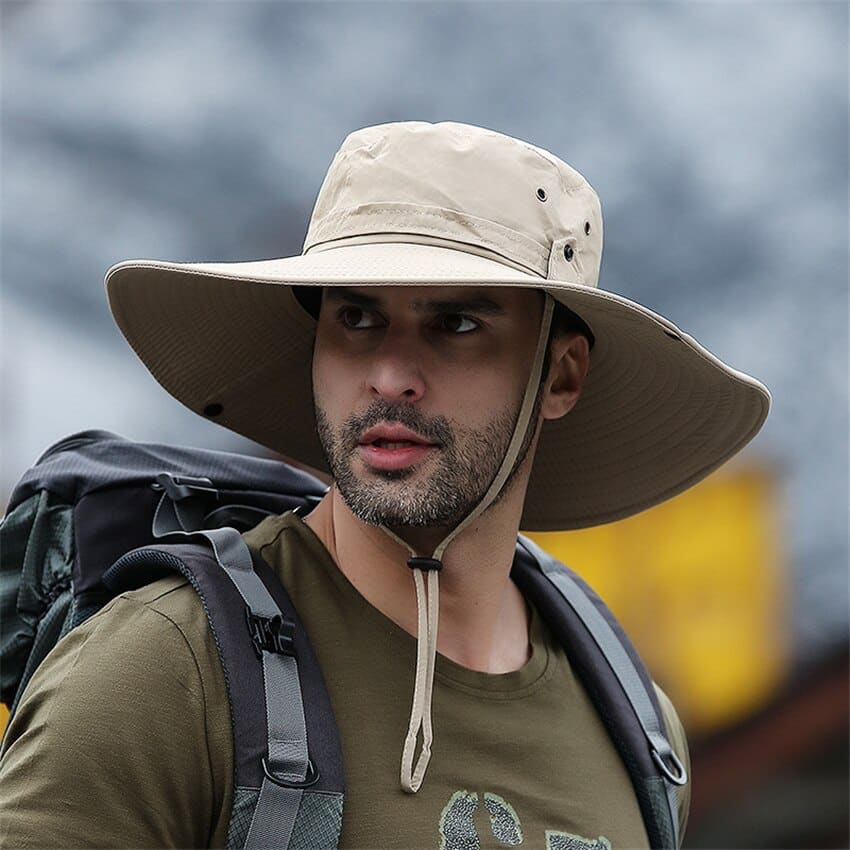 Chapeau de randonnée anti-UV pour homme Chapeau randonnée Accessoire randonnée