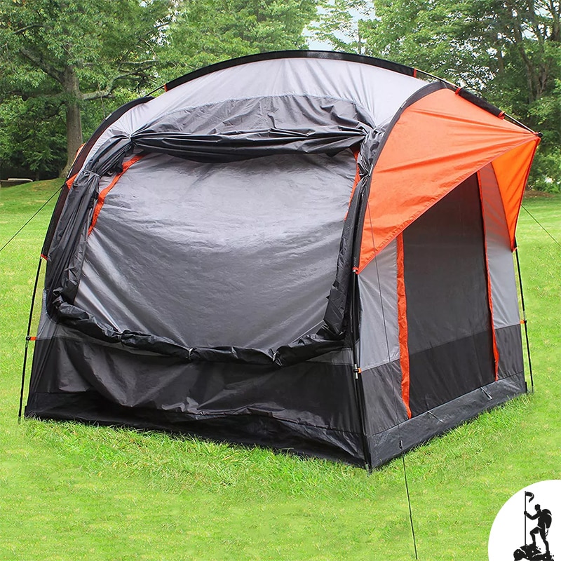 Tente de coffre de voiture étanche avec parasol et moustiquaire Tente 4 places Tente randonnée